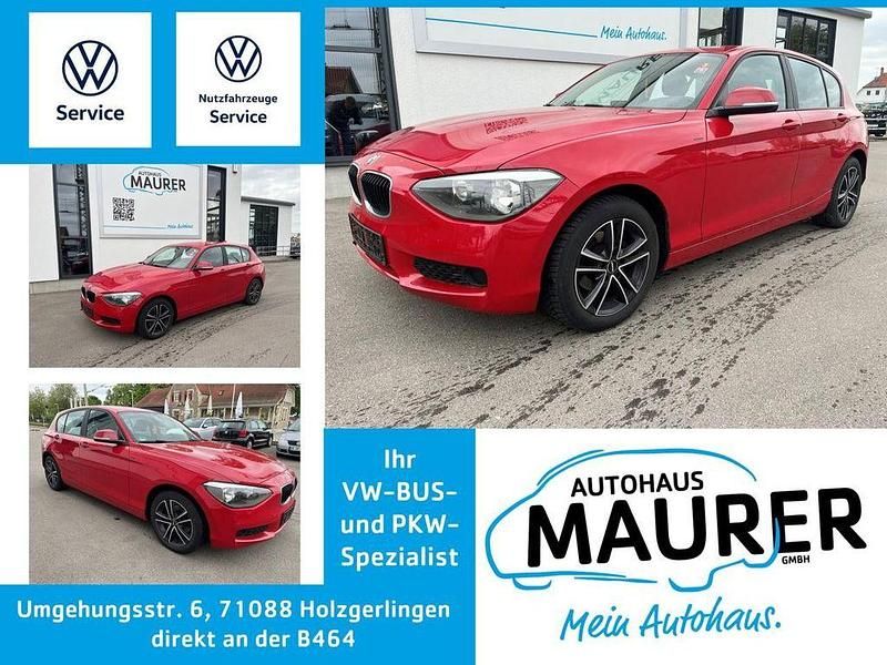 Rot Gebraucht 2014 BMW 116 Kleinwagen | 6.490 € (Superpreis) - Bild 1/4