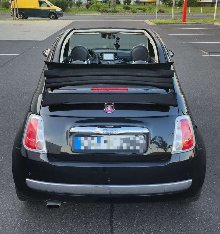 Schwarz Gebraucht 2015 Fiat 500C Cabrio | 9.999 € (Fairer Preis) - Bild 1/4