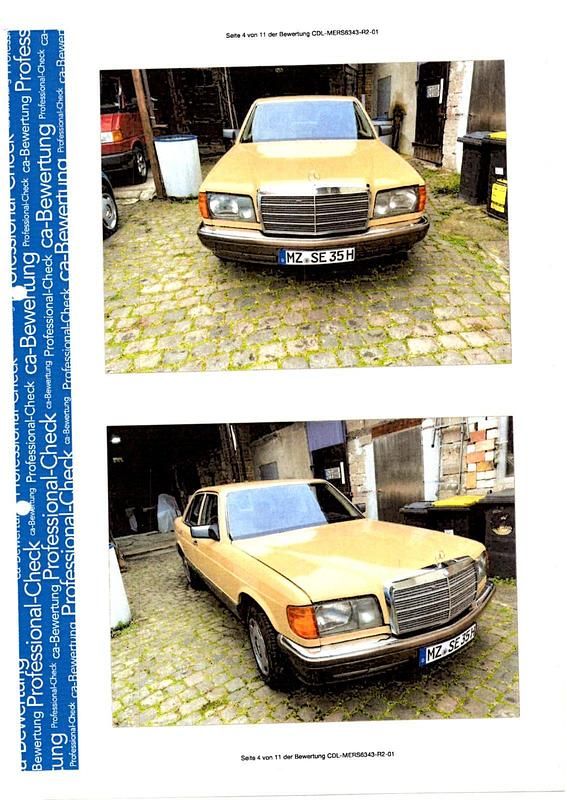 Gelb Gebraucht 1986 Mercedes 260 SE Limousine | 8.300 € - Bild 1/4