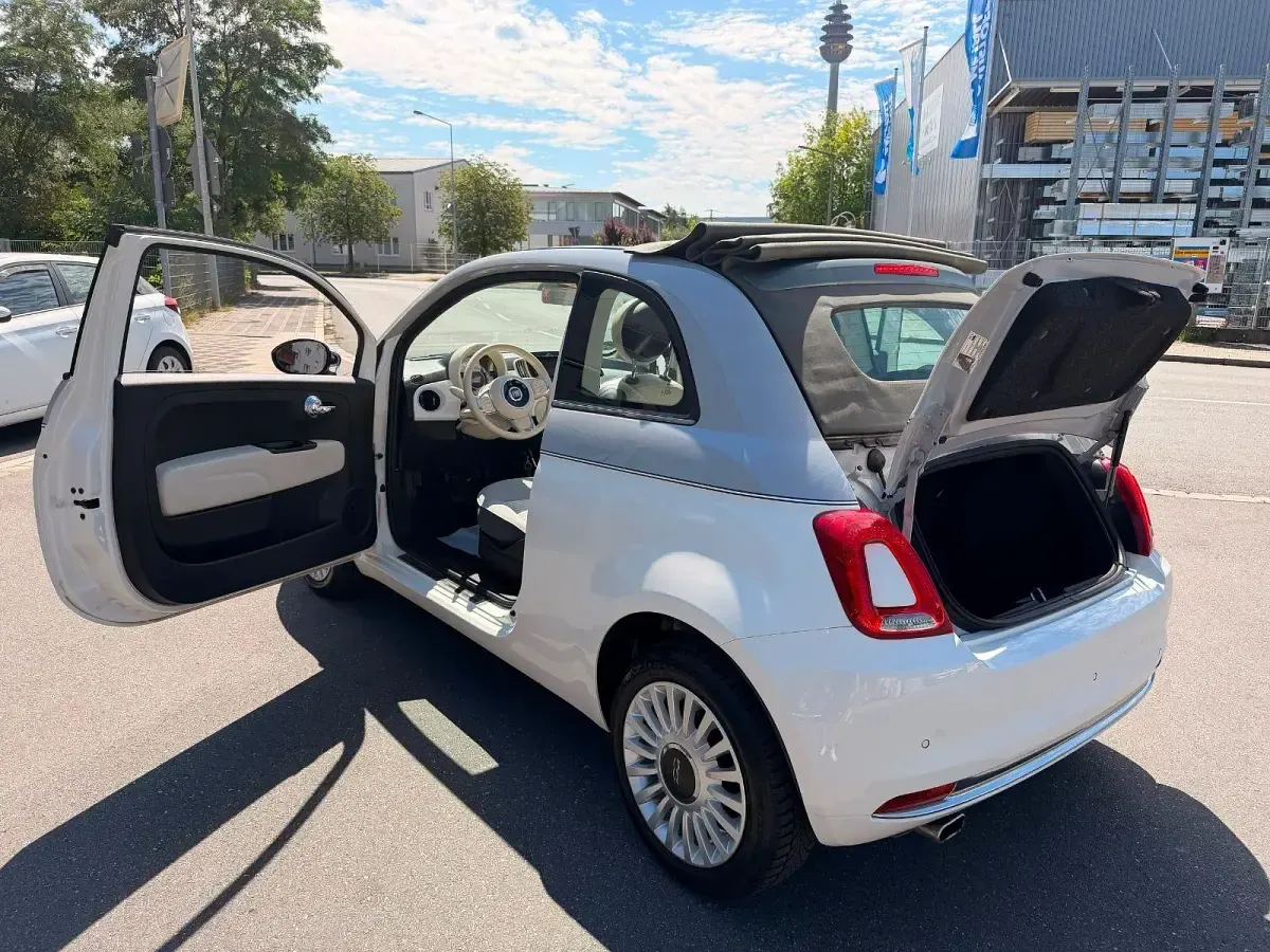 Gebraucht Fiat 500 Collezione 69 PS (50 kW) 2019 Weiß Cabrio