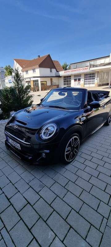 Schwarz Gebraucht 2020 Mini John Cooper Works Cabriolet Cabrio | 25.200 € (Fairer Preis) - Bild 1/4