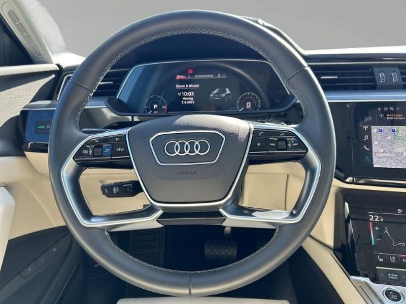 Gebraucht Audi Q8 e-tron 300 kW (408 PS) 2023 Manhattangrau metallic (metallic) SUV