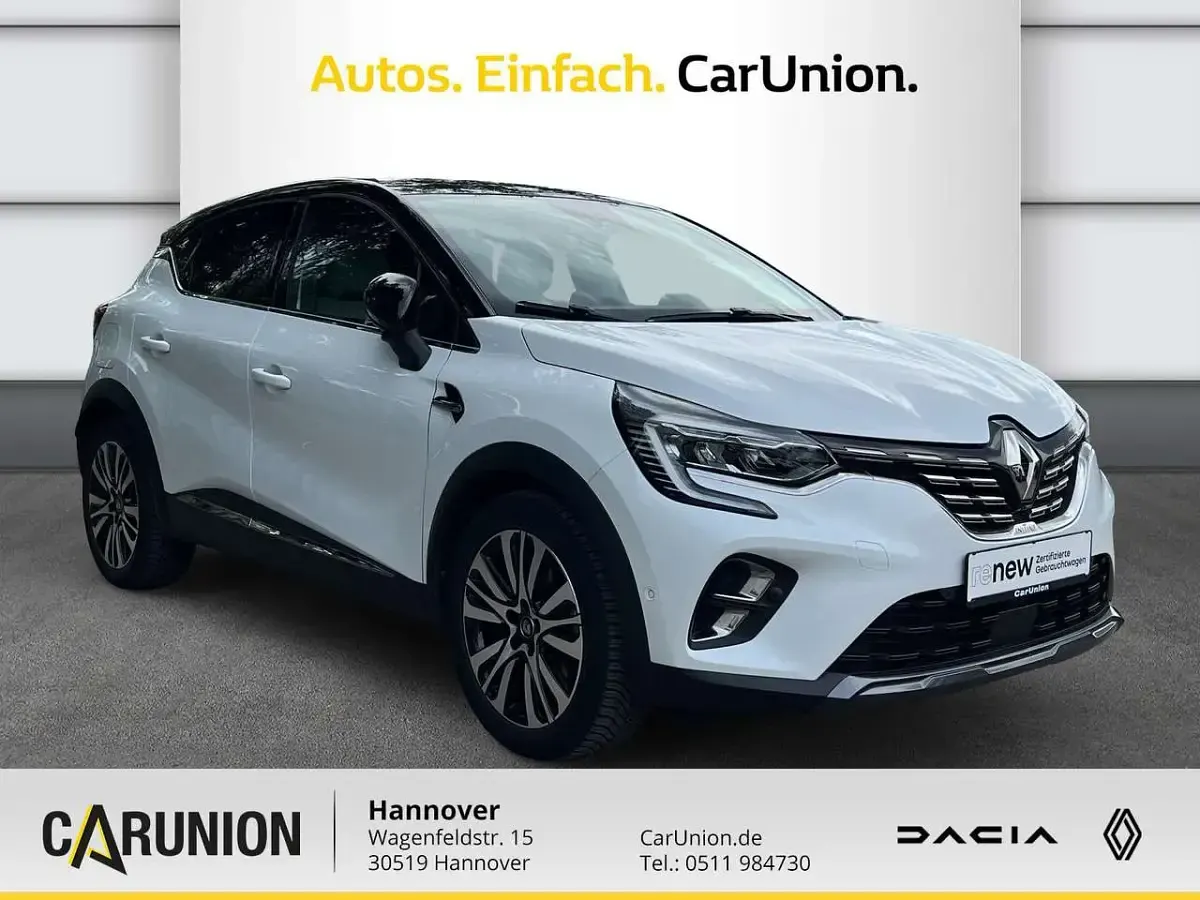 Gebraucht Renault Captur Initiale Paris 158 PS (116 kW) 2021 Zweifarbig: perlmutt SUV