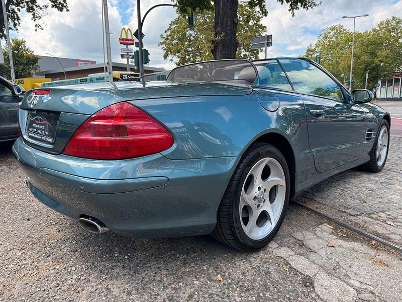 Gebraucht Mercedes SL500 306 PS (225 kW) 2002 Blau Cabrio