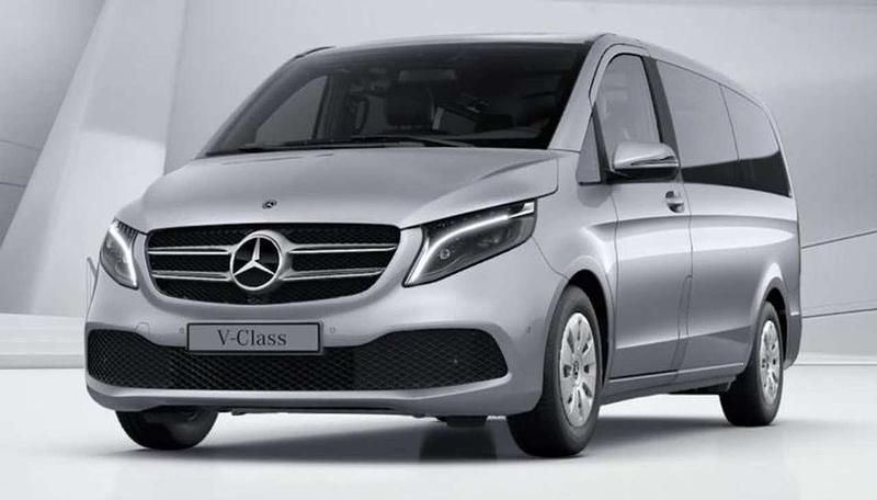 Brillantsilber metallic Gebraucht 2023 Mercedes V220 Van / Kleinbus | 56.590 € (Etwas zu teuer) - Bild 1/4
