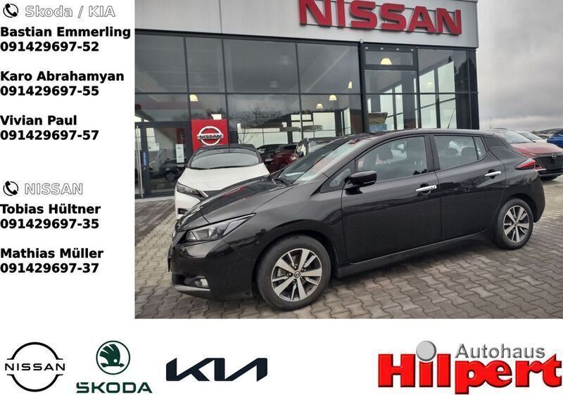 Black (metallic) Gebraucht 2021 Nissan Leaf Acenta Kleinwagen | 14.490 € (Fairer Preis) - Bild 1/4