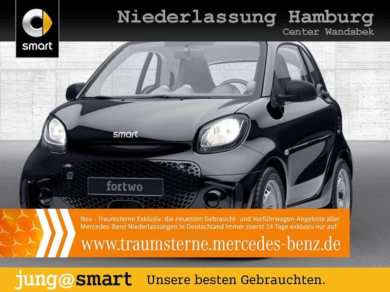 Schwarz Gebraucht 2021 Smart ForTwo Electric Drive Coupé | 9.390 € (Fairer Preis) - Bild 1/3