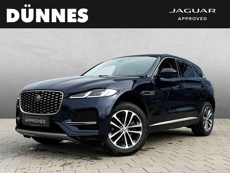 Blau (portofino blue) Gebraucht 2021 Jaguar F-Pace S SUV | 42.710 € - Bild 1/4