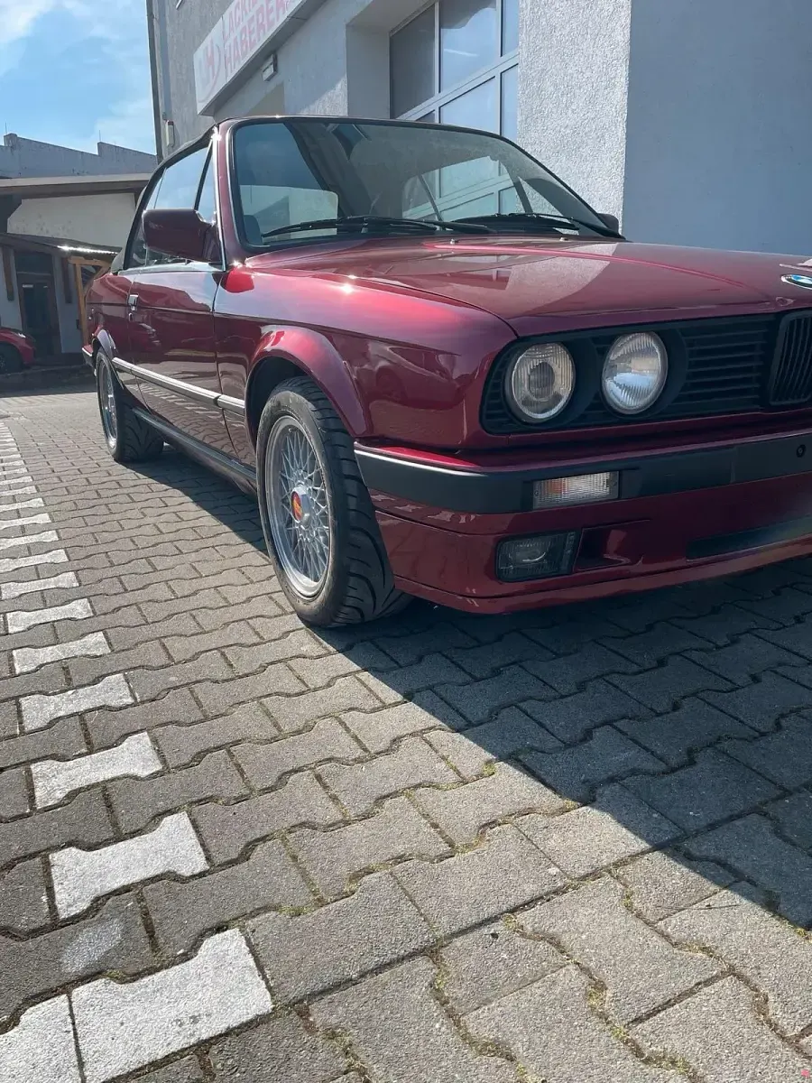 Gebraucht BMW 318 Cabriolet 1990 Rot Cabrio