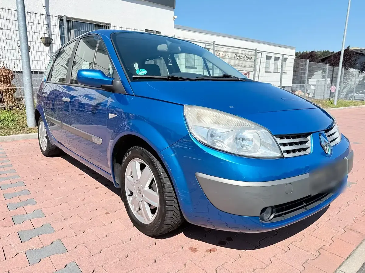 Gebraucht Renault Scénic II 113 PS (83 kW) 2006 Blau Van / Kleinbus