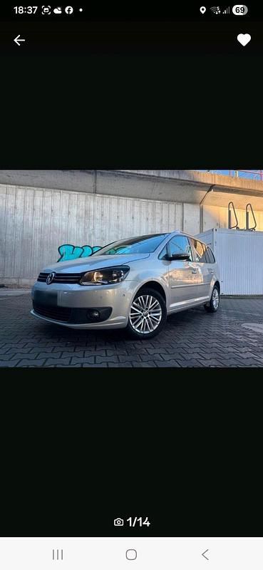 Gebraucht VW Touran 105 PS (77 kW) 2014 Silber Van / Kleinbus
