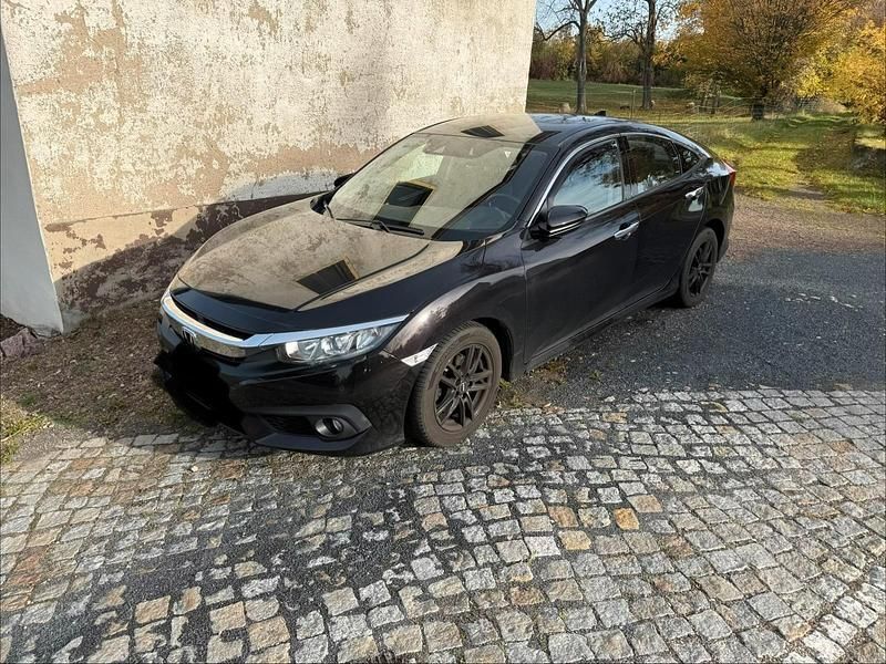 Schwarz Gebraucht 2019 Honda Civic Elegance Limousine | 14.999 € (Fairer Preis) - Bild 1/4