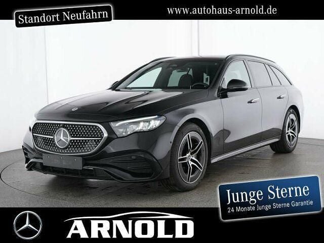 Schwarz (obsidianschwarz) Gebraucht 2024 Mercedes E200 AMG line Kombi | 46.950 € (Fairer Preis) - Bild 1/4