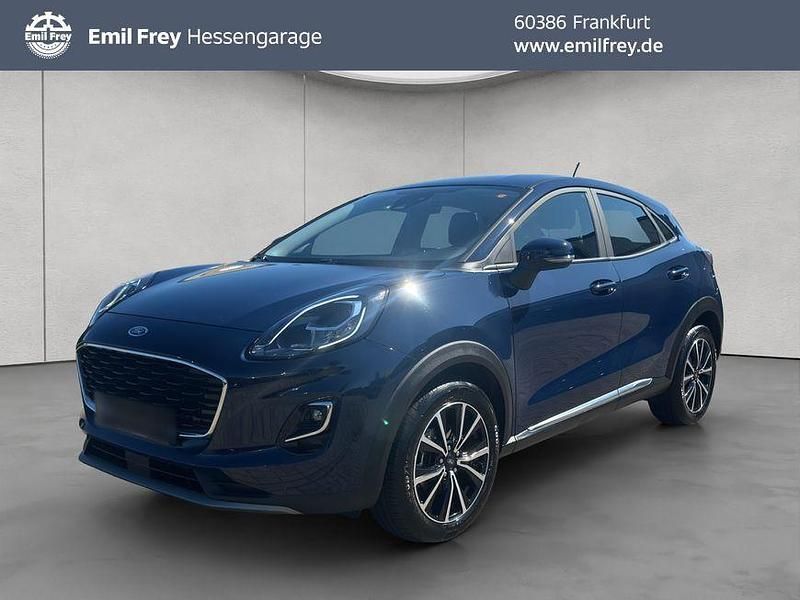 Blau Gebraucht 2022 Ford Puma Titanium SUV | 14.950 € (Superpreis) - Bild 1/4
