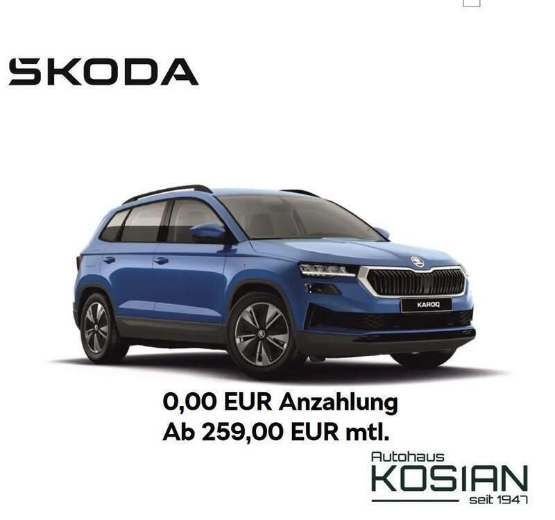 Blau Gebraucht 2023 Skoda Karoq SUV | 27.990 € (Guter Preis) - Bild 1/1