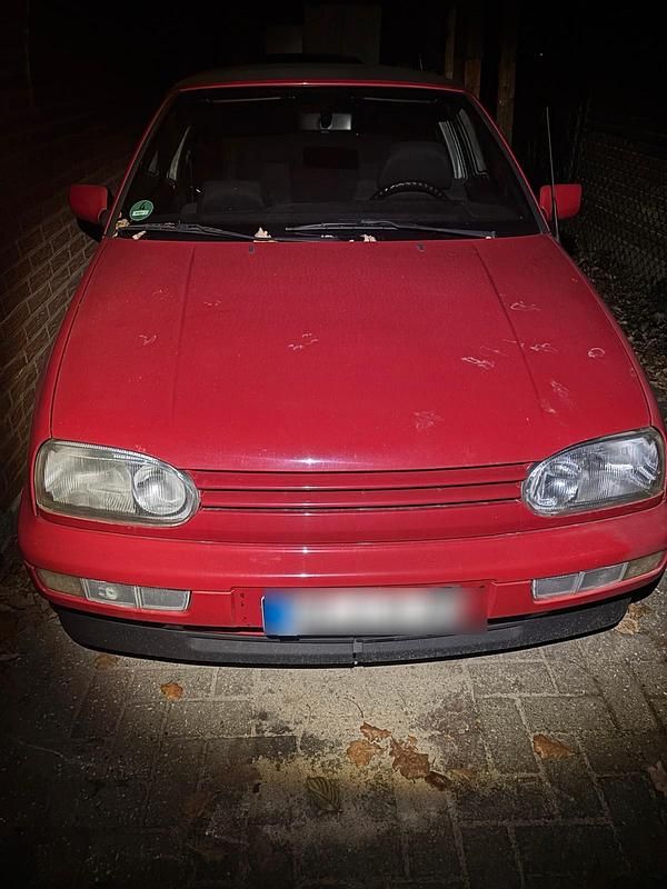 Rot Gebraucht 1997 VW Golf Cabriolet Cabrio | 2.000 € (Fairer Preis) - Bild 1/4