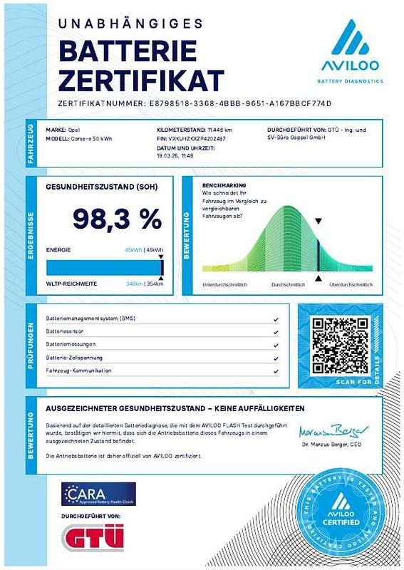 Gebraucht Opel Corsa-e Elegance 100 kW (136 PS) 2023 Orange Kleinwagen