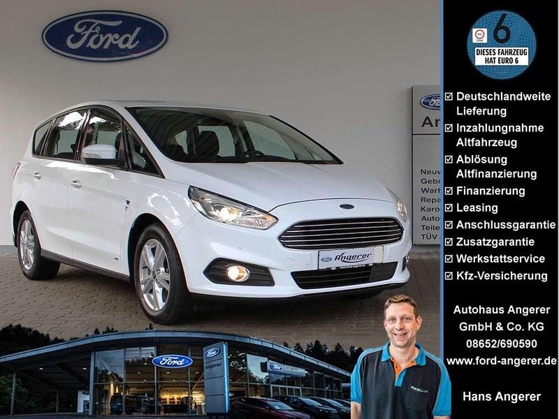 Frozen white Gebraucht 2019 Ford S-MAX Business Edition Van / Kleinbus | 18.990 € (Fairer Preis) - Bild 1/4