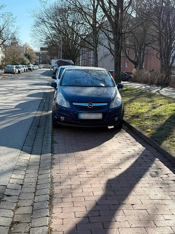 Gebraucht Opel Corsa 90 PS (66 kW) 2008 Blau Kleinwagen