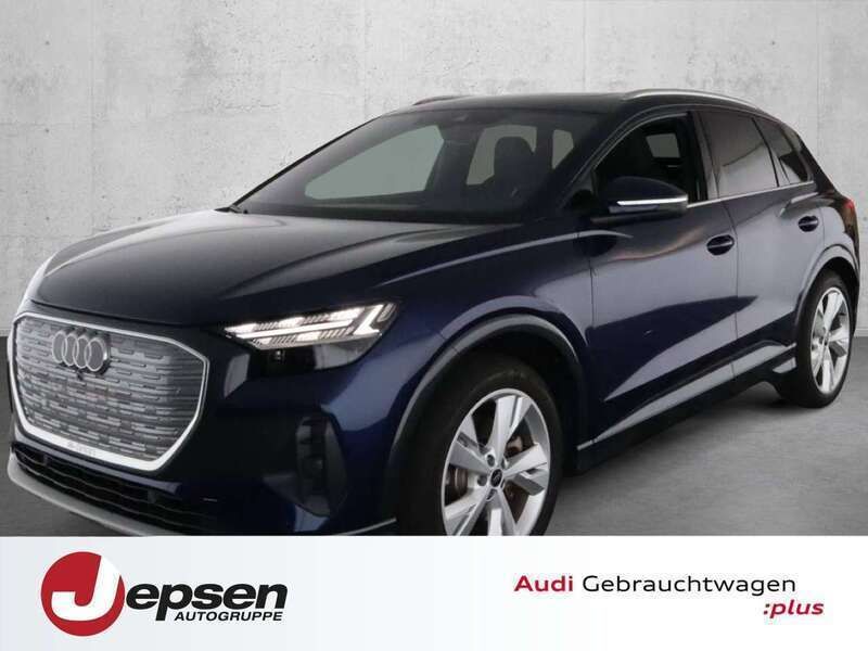 Navarrablau metallic Gebraucht 2023 Audi Q4 e-tron Ambiente SUV | 52.860 € - Bild 1/4