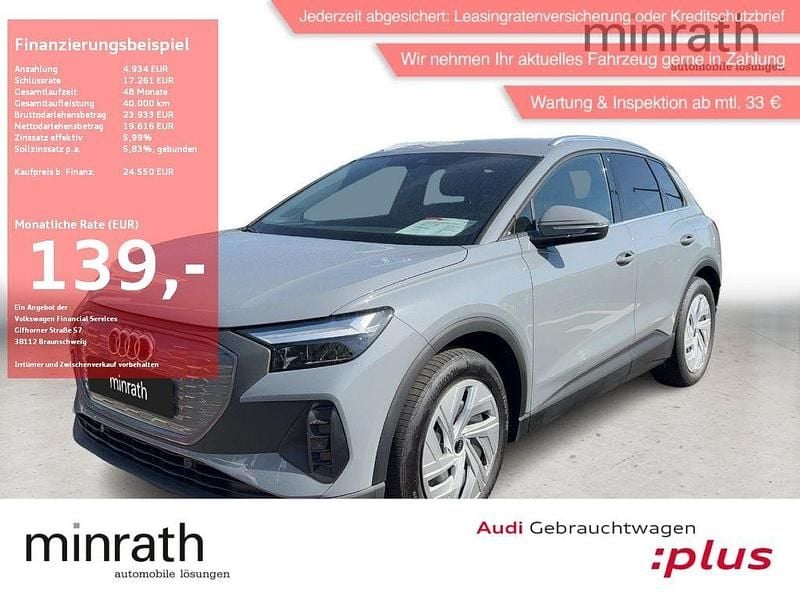 Grau Gebraucht 2023 Audi Q4 e-tron Basis SUV | 24.550 € (Superpreis) - Bild 1/4