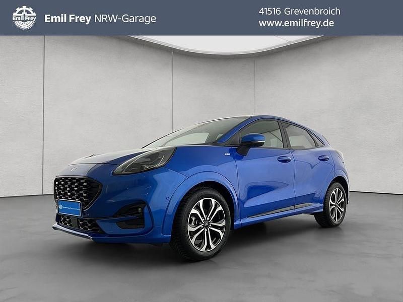 Desert island blue metallic Gebraucht 2024 Ford Puma Gen-E ST-Line X SUV | 22.590 € (Fairer Preis) - Bild 1/3