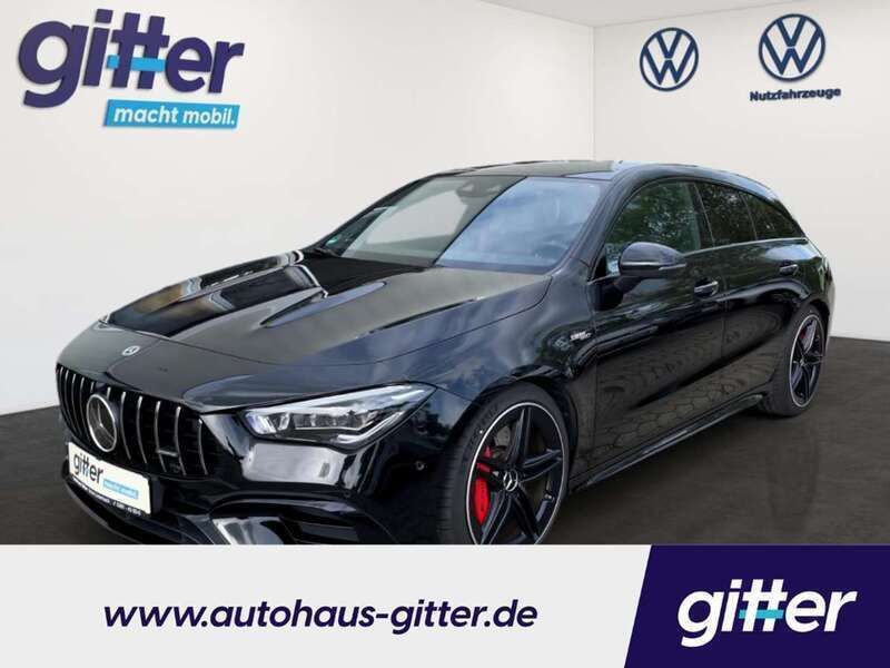 Kosmosschwarz metalliclack Gebraucht 2022 Mercedes CLA45 AMG AMG Kombi | 48.450 € (Guter Preis) - Bild 1/4