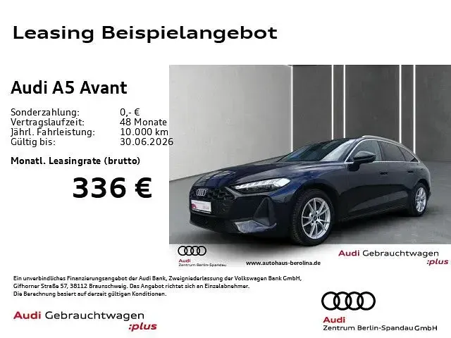 Używany Audi A5 Sport 204 KM (150 kW) 2025 Niebieski Kombi