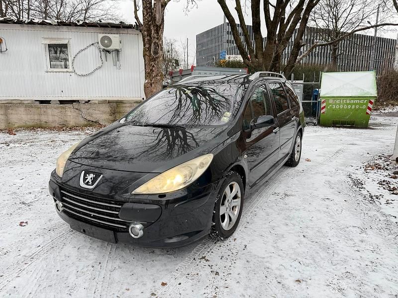 Schwarz Gebraucht 2007 Peugeot 307 Kombi | 380 € (Superpreis) - Bild 1/4