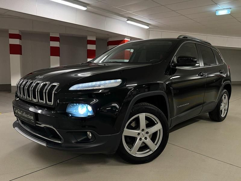 Schwarz Gebraucht 2014 Jeep Cherokee Limited SUV | 10.650 € (Fairer Preis) - Bild 1/4