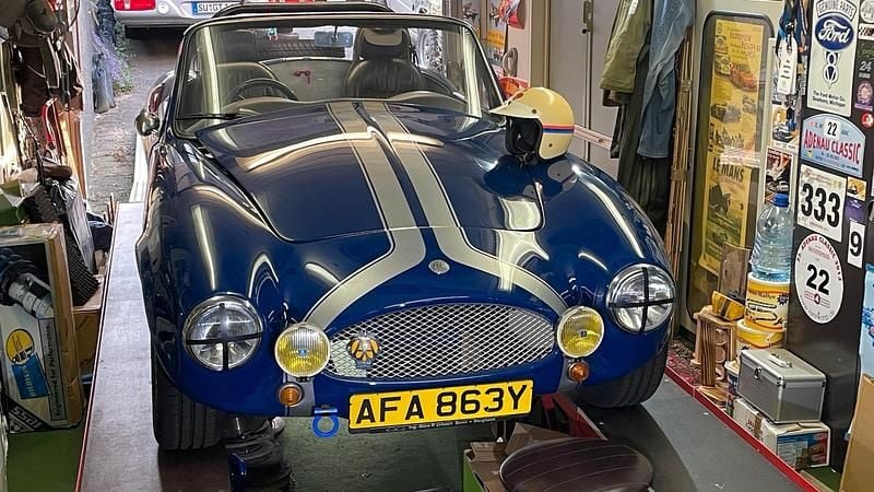 Second-hand AC Cobra 129 CP (94 kW) 1993 Albastru Cabrio