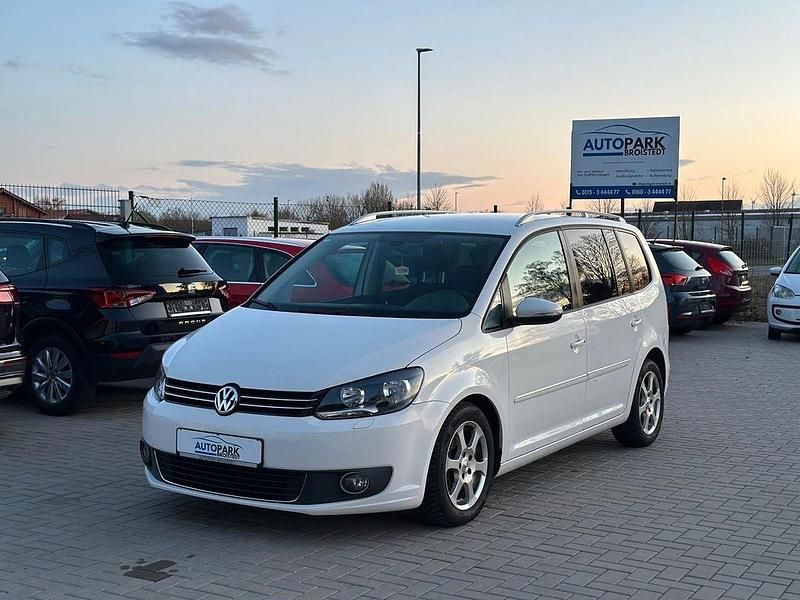Gebraucht VW Touran Highline 140 PS (102 kW) 2010 Weiß Van / Kleinbus