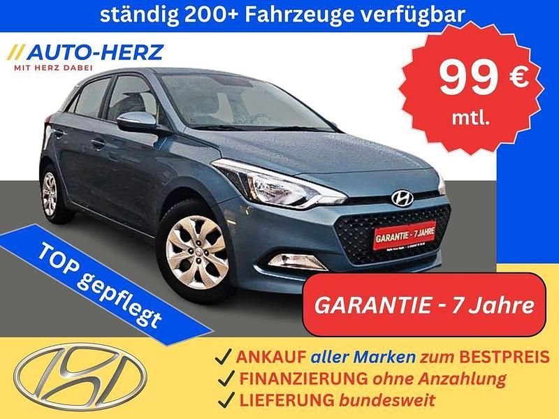 Blau Gebraucht 2019 Hyundai i20 Classic Limousine | 9.950 € (Fairer Preis) - Bild 1/3