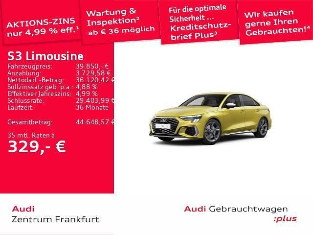 Pythongelb metallic Gebraucht 2024 Audi S3 Sport Limousine | 39.850 € (Fairer Preis) - Bild 1/3