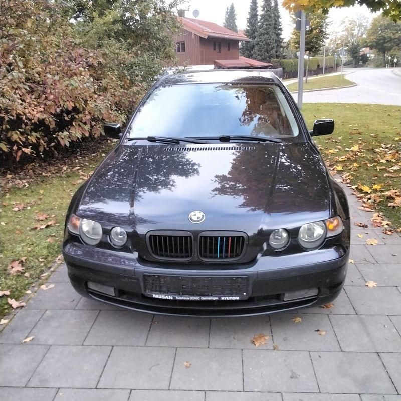 Schwarz Gebraucht 2003 BMW 318 Compact Sport Line Kleinwagen | 690 € (Superpreis) - Bild 1/4