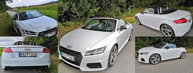 Weiß Gebraucht 2017 Audi TT Roadster Sport Cabrio | 28.900 € (Fairer Preis) - Bild 1/4