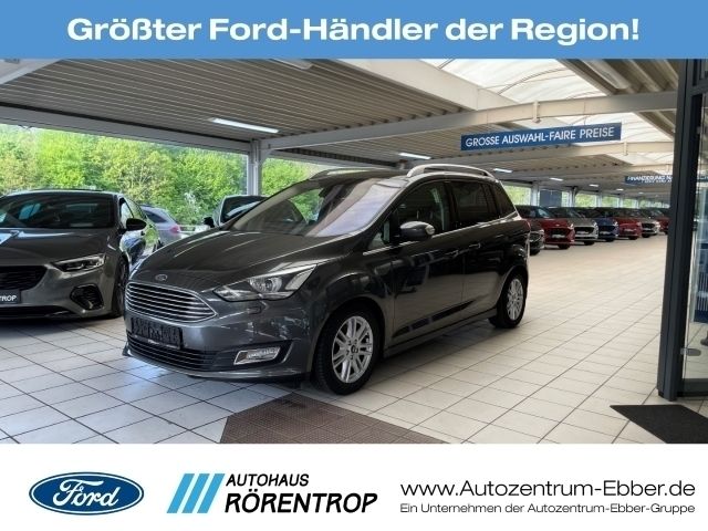 Metallic) (grau Gebraucht 2016 Ford C-MAX Titanium Van / Kleinbus | 11.278 € (Teuer) - Bild 1/3