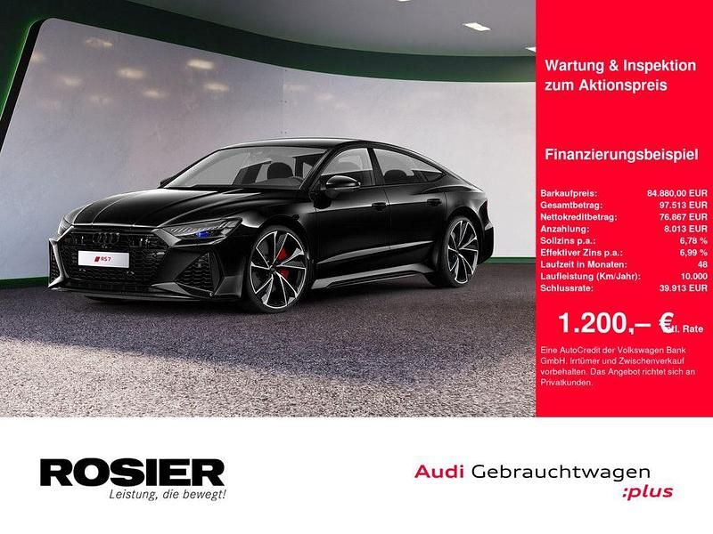 Schwarz Gebraucht 2020 Audi RS7 Sport Kleinwagen | 84.880 € (Fairer Preis) - Bild 1/4
