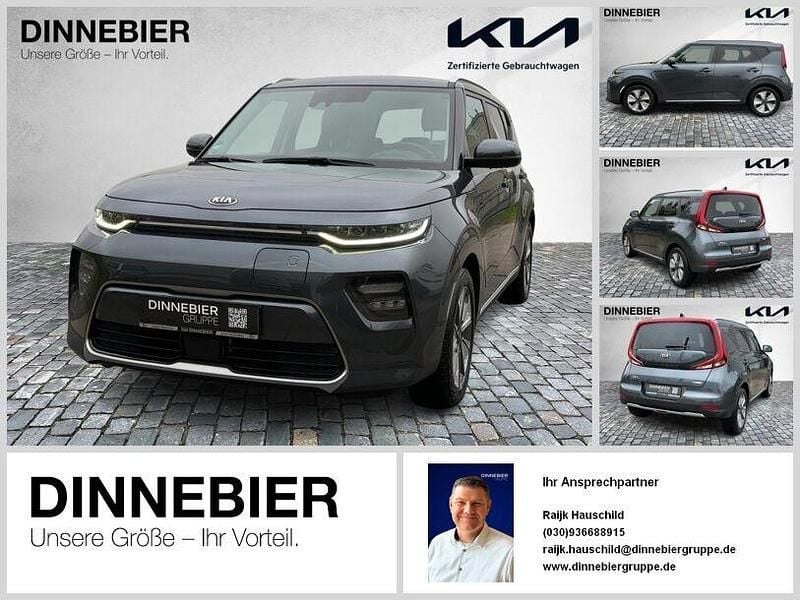 Grau Gebraucht 2020 Kia Soul EV SUV | 19.480 € - Bild 1/4