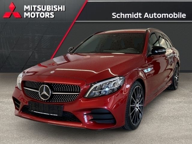 Hyazinthrot (rot) Gebraucht 2018 Mercedes C300 AMG line Kombi | 25.900 € (Fairer Preis) - Bild 1/4