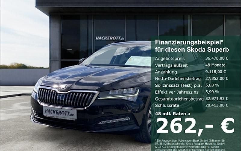 Black magic perleffekt Neu 2024 Skoda Superb Ambition Kombi | 36.470 € (Superpreis) - Bild 1/4