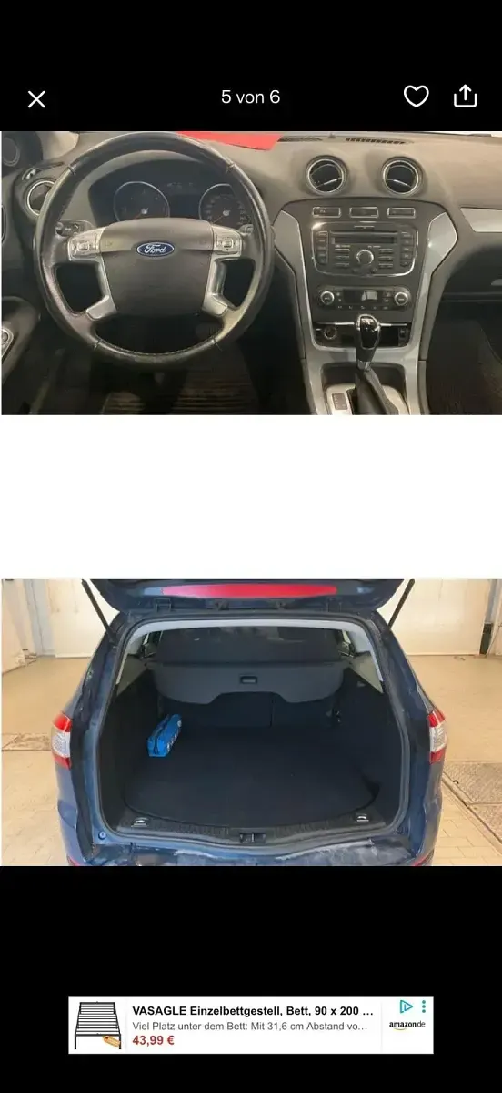 Gebraucht Ford Mondeo 140 PS (102 kW) 2011 Blau Kombi