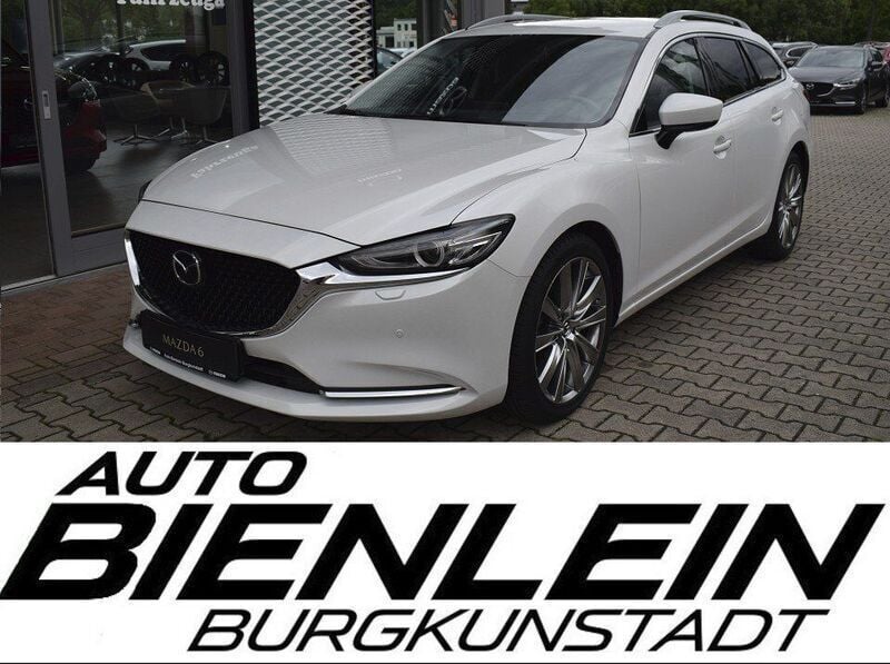 Weiss Gebraucht 2023 Mazda 6 Exclusive-Line Kombi | 26.800 € (Guter Preis) - Bild 1/4