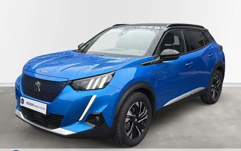 Vertigo blau Gebraucht 2021 Peugeot e-2008 GT SUV | 19.890 € (Fairer Preis) - Bild 1/4