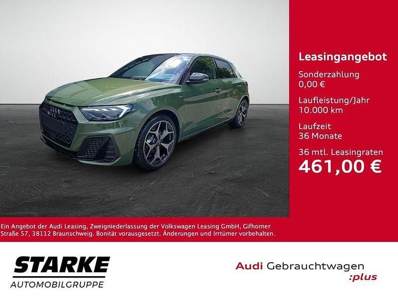 Grün (distriktgrün metallic) Gebraucht 2025 Audi A1 Sportback S-Line Kleinwagen | 31.930 € (Teuer) - Bild 1/4
