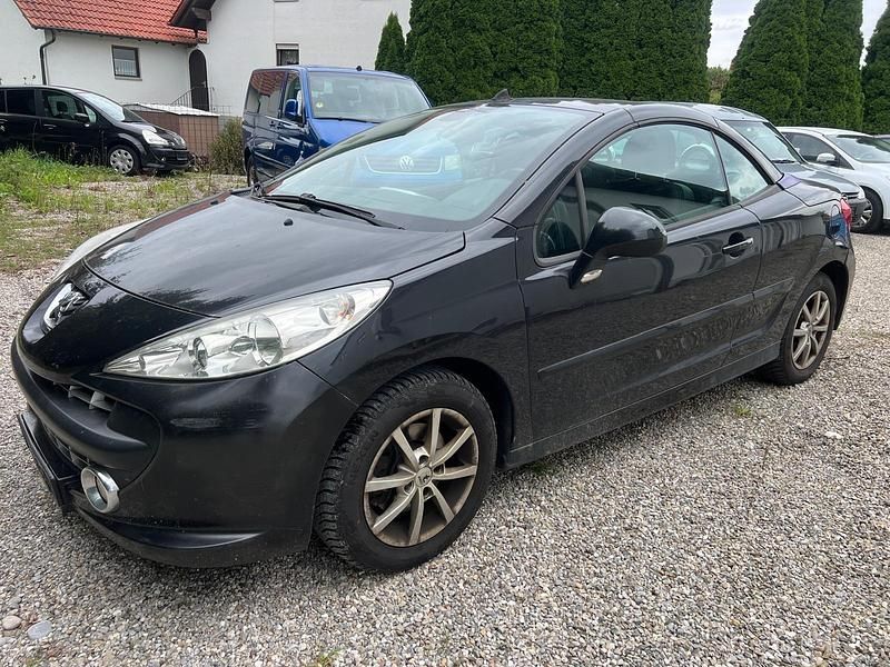 Schwarz Gebraucht 2008 Peugeot 207 CC Cabrio | 990 € (Superpreis) - Bild 1/4