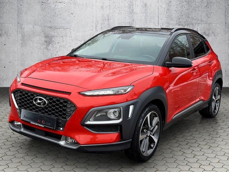 Gebraucht Hyundai Kona Premium 177 PS (130 kW) 2019 Orange SUV