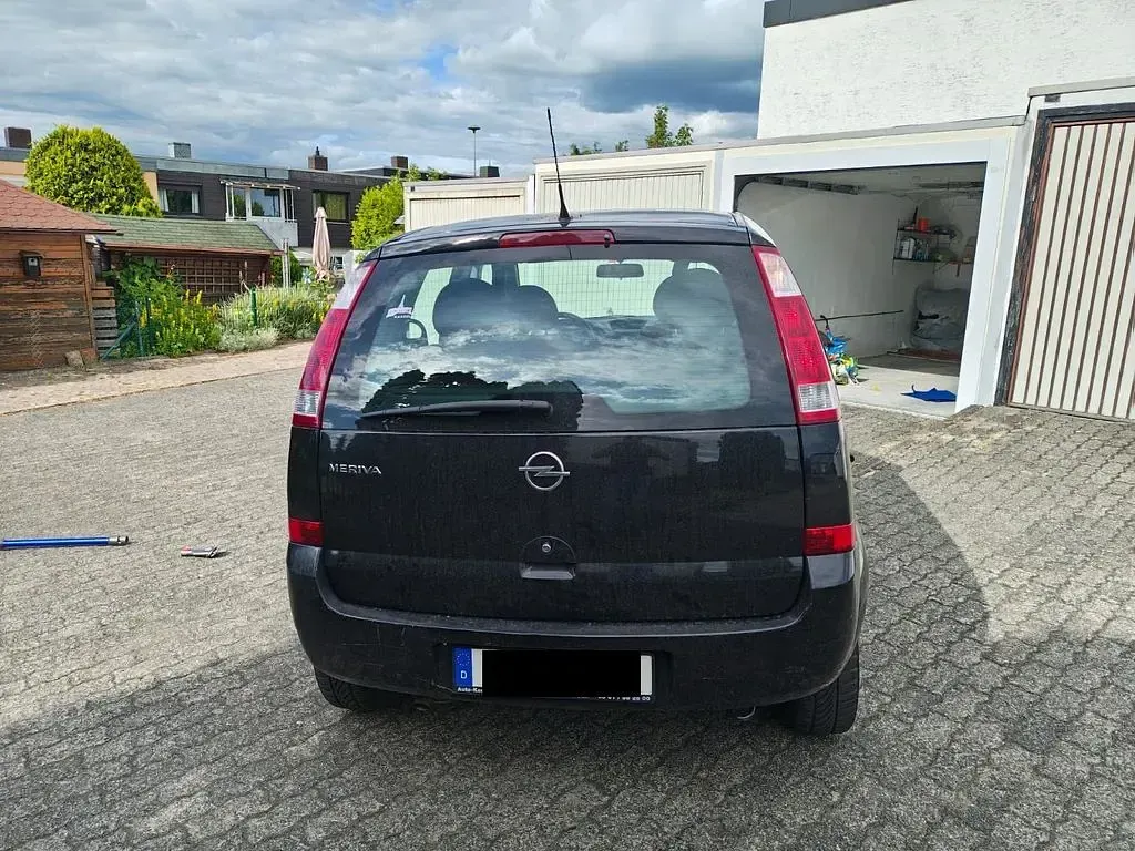Gebraucht Opel Meriva 90 PS (66 kW) 2005 Schwarz Van / Kleinbus