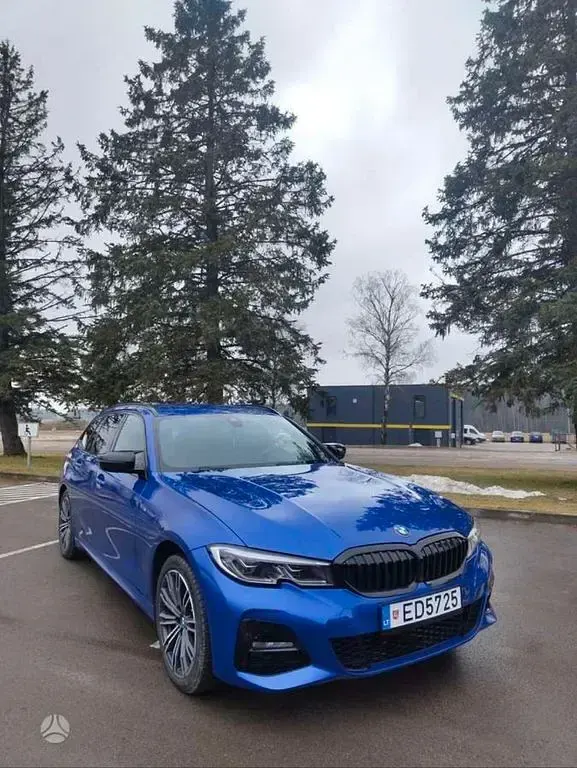 Gebraucht BMW 320e M Sport 204 PS (150 kW) 2021 Blau Kombi