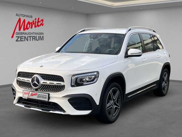 Polarweiss unilack Gebraucht 2021 Mercedes GLB200 AMG line SUV | 33.980 € (Fairer Preis) - Bild 1/4